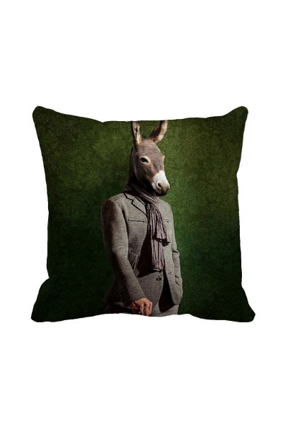 Eşek Baskılı Yastık Kılıfı (45cm x 45cm)