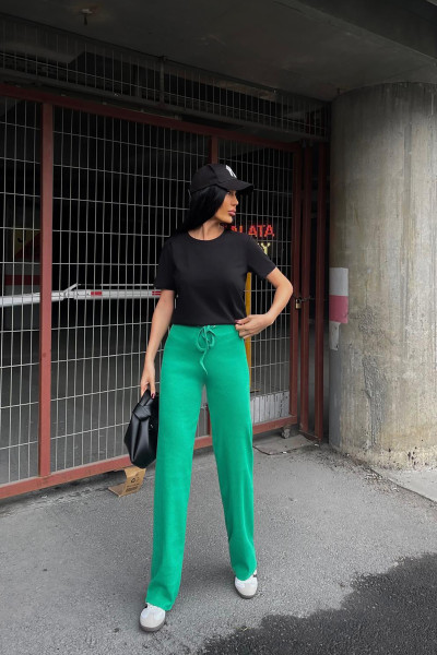 Yeşil Kaşkorse Kadın Pantolon